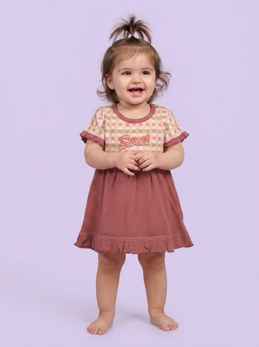 BabyRon Sweet – Premium Cotton Baby Girl Frock (0–12 Months)