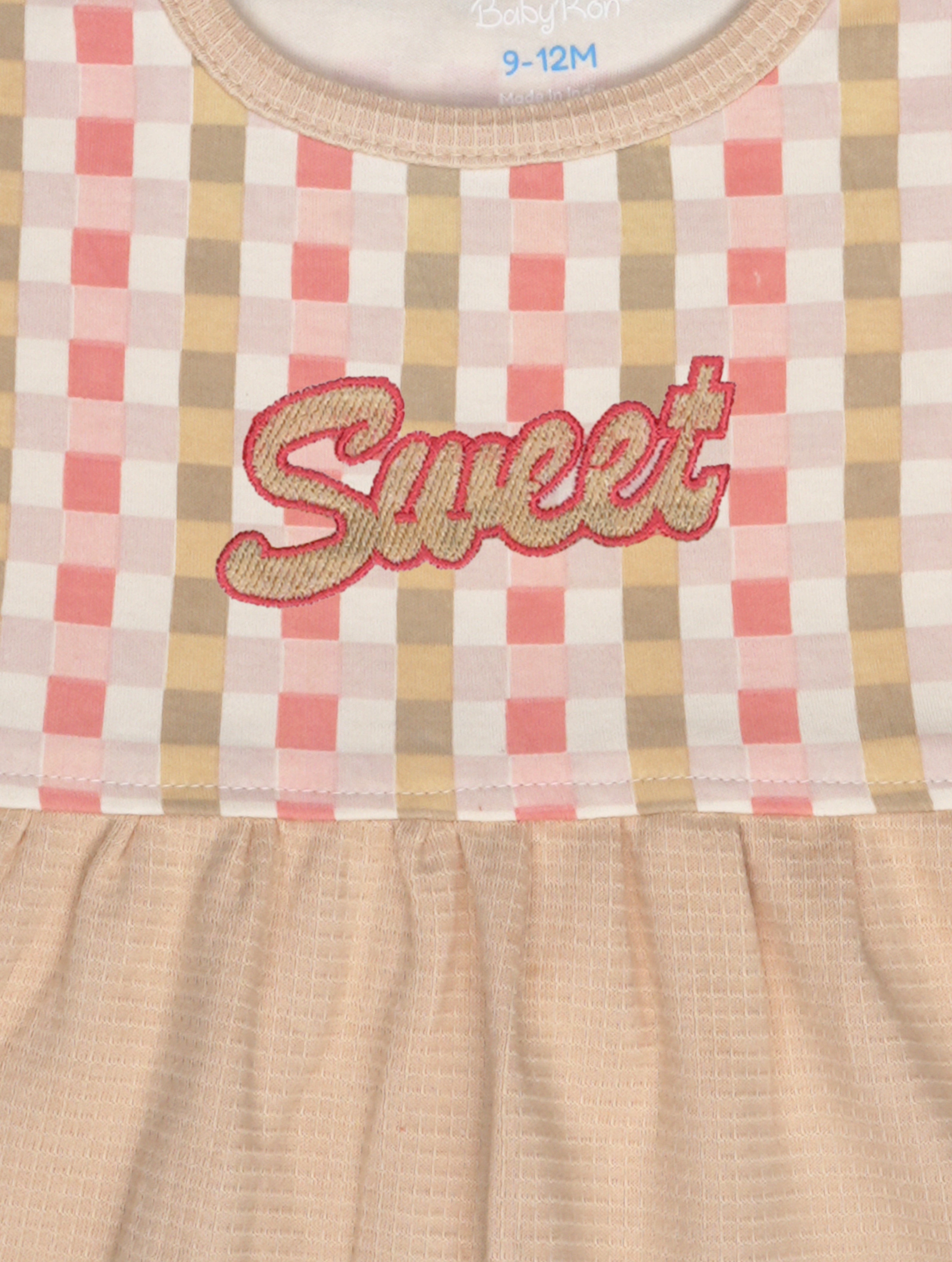 BabyRon Sweet – Premium Cotton Baby Girl Frock (0–12 Months)