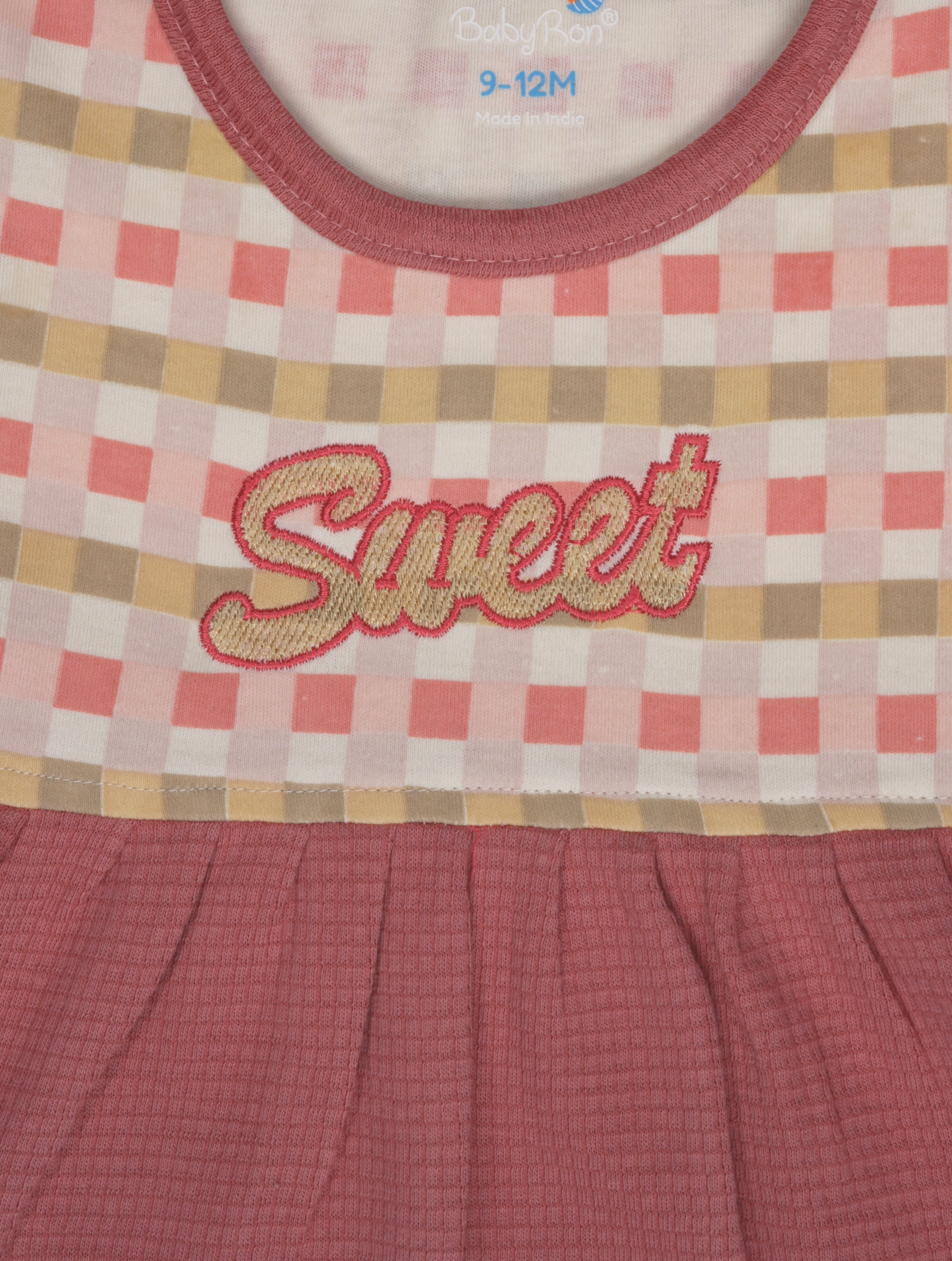 BabyRon Sweet – Premium Cotton Baby Girl Frock (0–12 Months)
