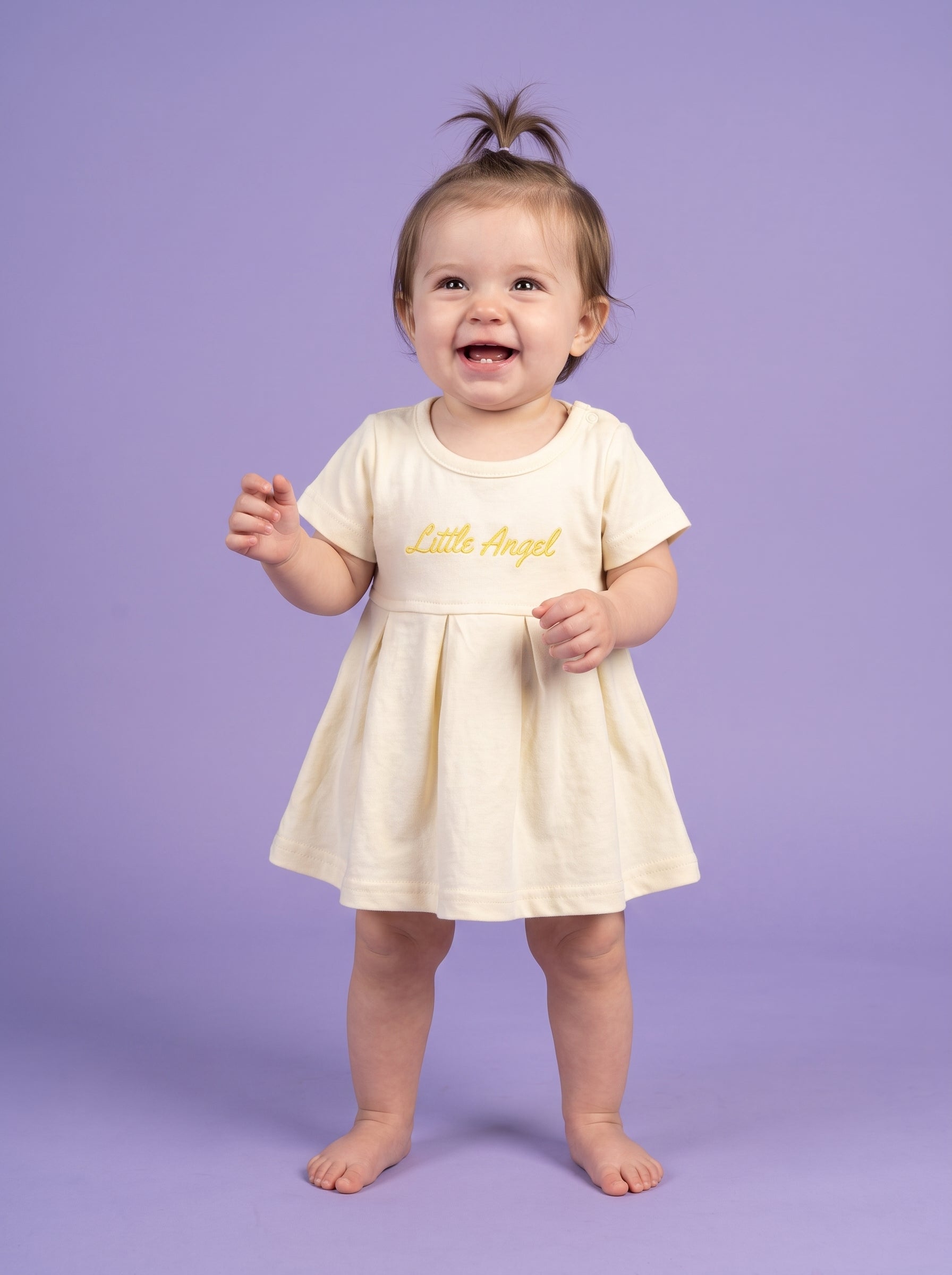 BabyRon Angel – Premium Cotton Baby Girl Frock (0–12 Months)