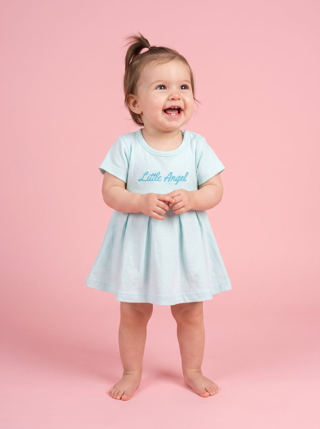 BabyRon Angel – Premium Cotton Baby Girl Frock (0–12 Months)
