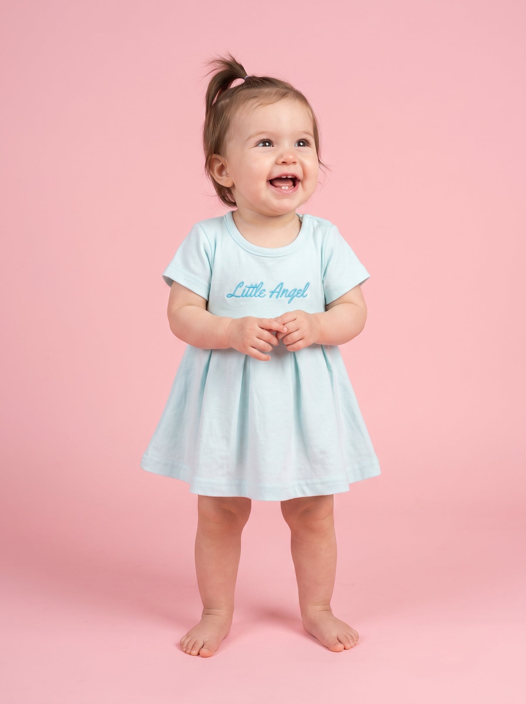 BabyRon Angel – Premium Cotton Baby Girl Frock (0–12 Months)
