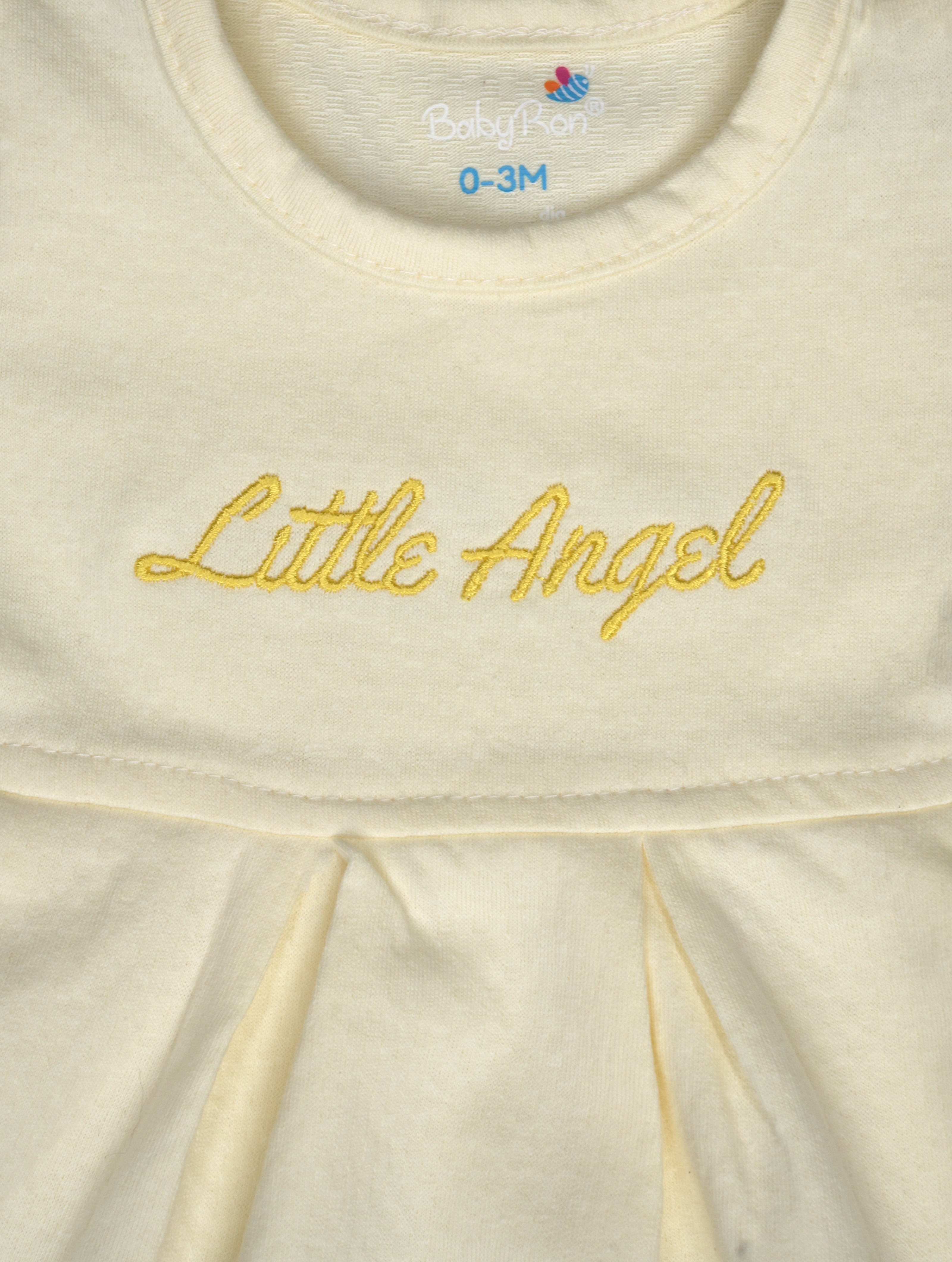 BabyRon Angel – Premium Cotton Baby Girl Frock (0–12 Months)