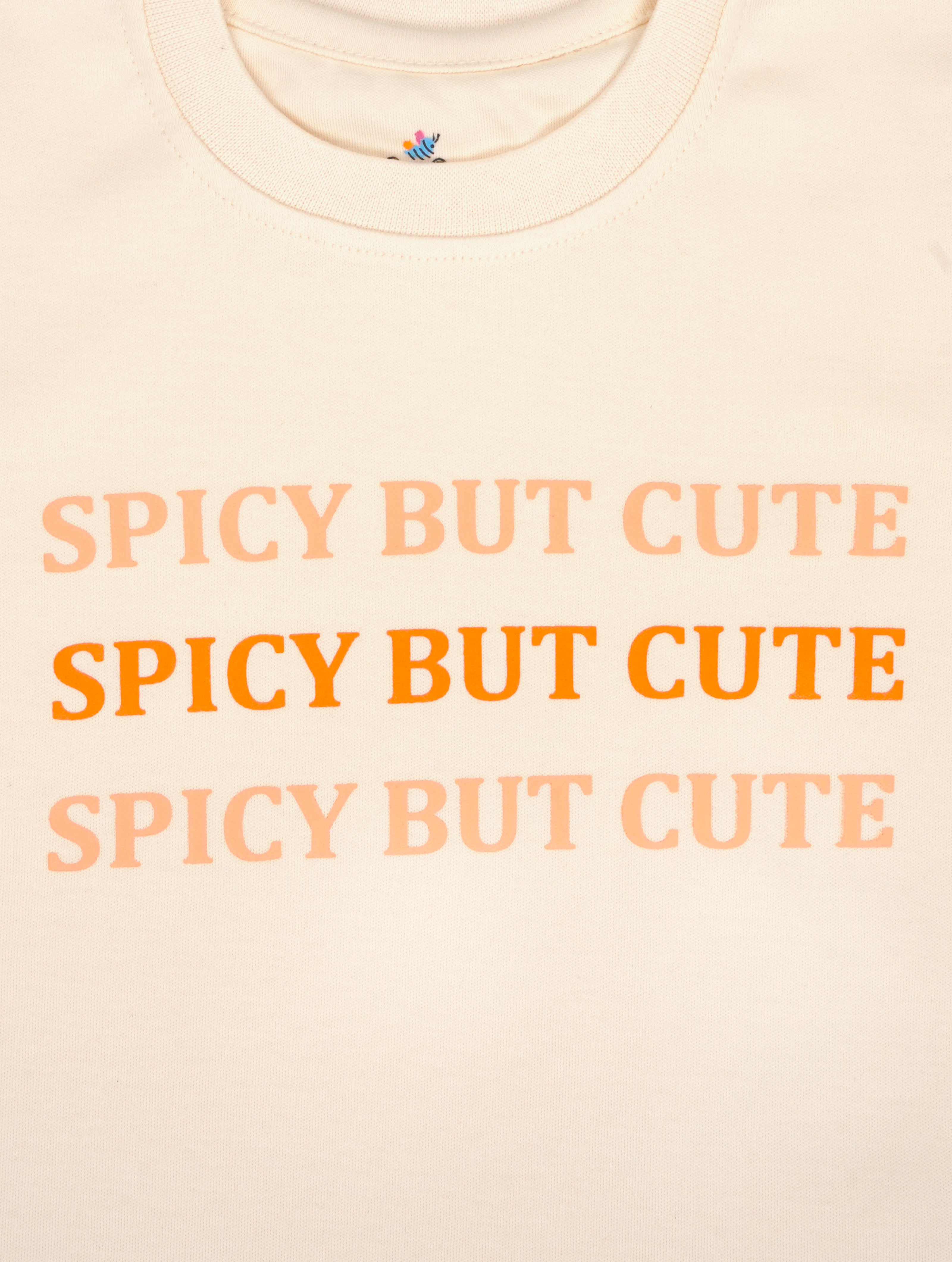 Orange Zest — BabyRon Spice premium organic cotton baby pyjama set worn by baby boy model, soft breathable baby wear for 0–12 months, gentle on sensitive skin, premium baby clothing India by BabyRon