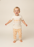 Orange Zest — BabyRon Spice premium organic cotton baby pyjama set worn by baby boy model, soft breathable baby wear for 0–12 months, gentle on sensitive skin, premium baby clothing India by BabyRon
